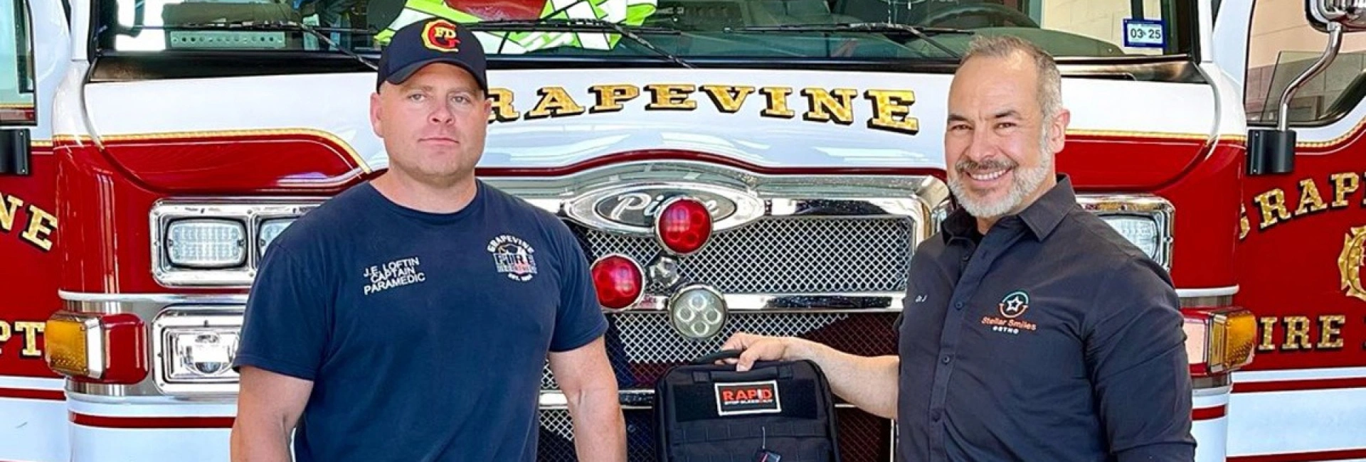img-stellar-smiles-ortho-donates-stop-the-bleed-trauma-pack-to-grapevine-fire-department-banner